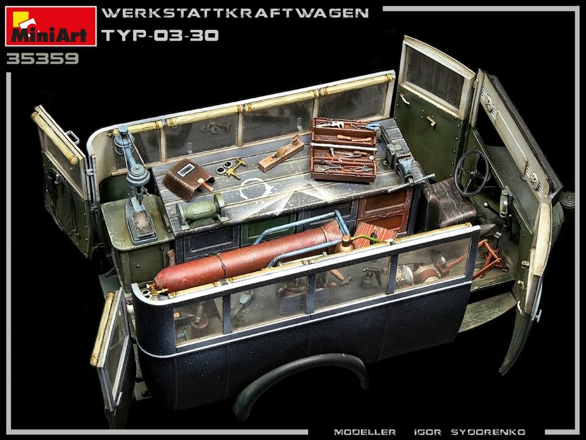 MiniArt 1/35 Werkstattkraftwagen Typ-03-30 1/35 Scale | 4820183313386