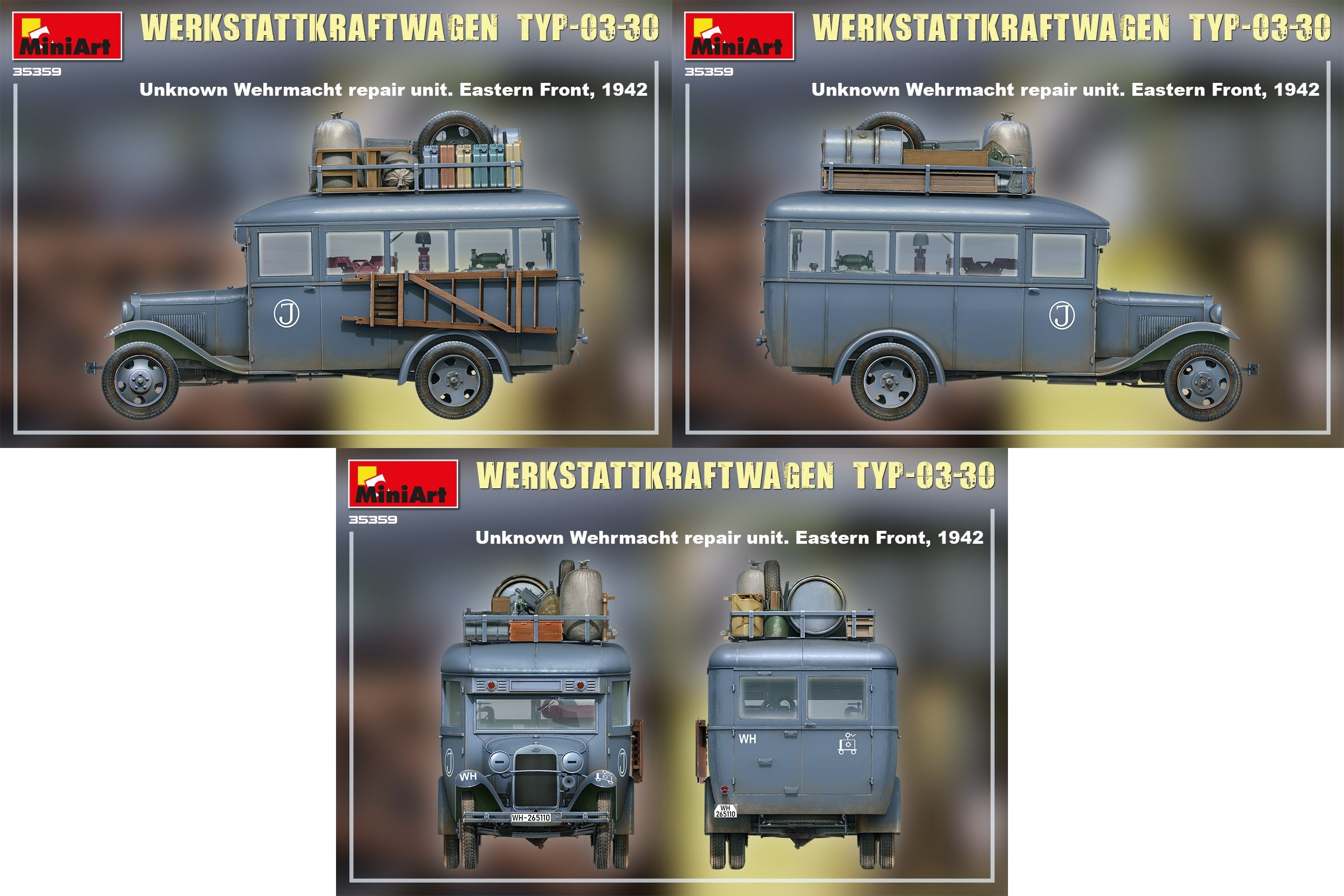 MiniArt 1/35 Werkstattkraftwagen Typ-03-30 1/35 Scale | 4820183313386