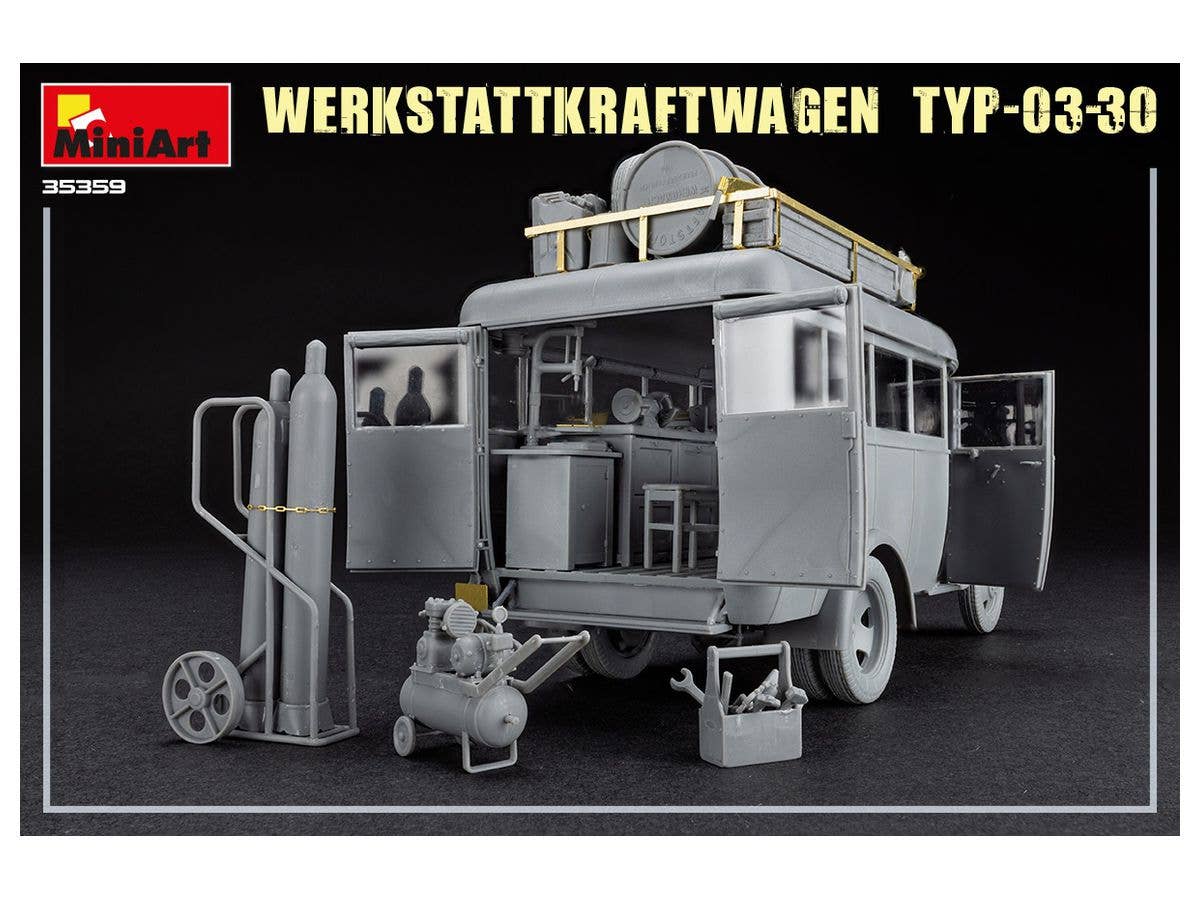 MiniArt 1/35 Werkstattkraftwagen Typ-03-30 1/35 Scale | 4820183313386