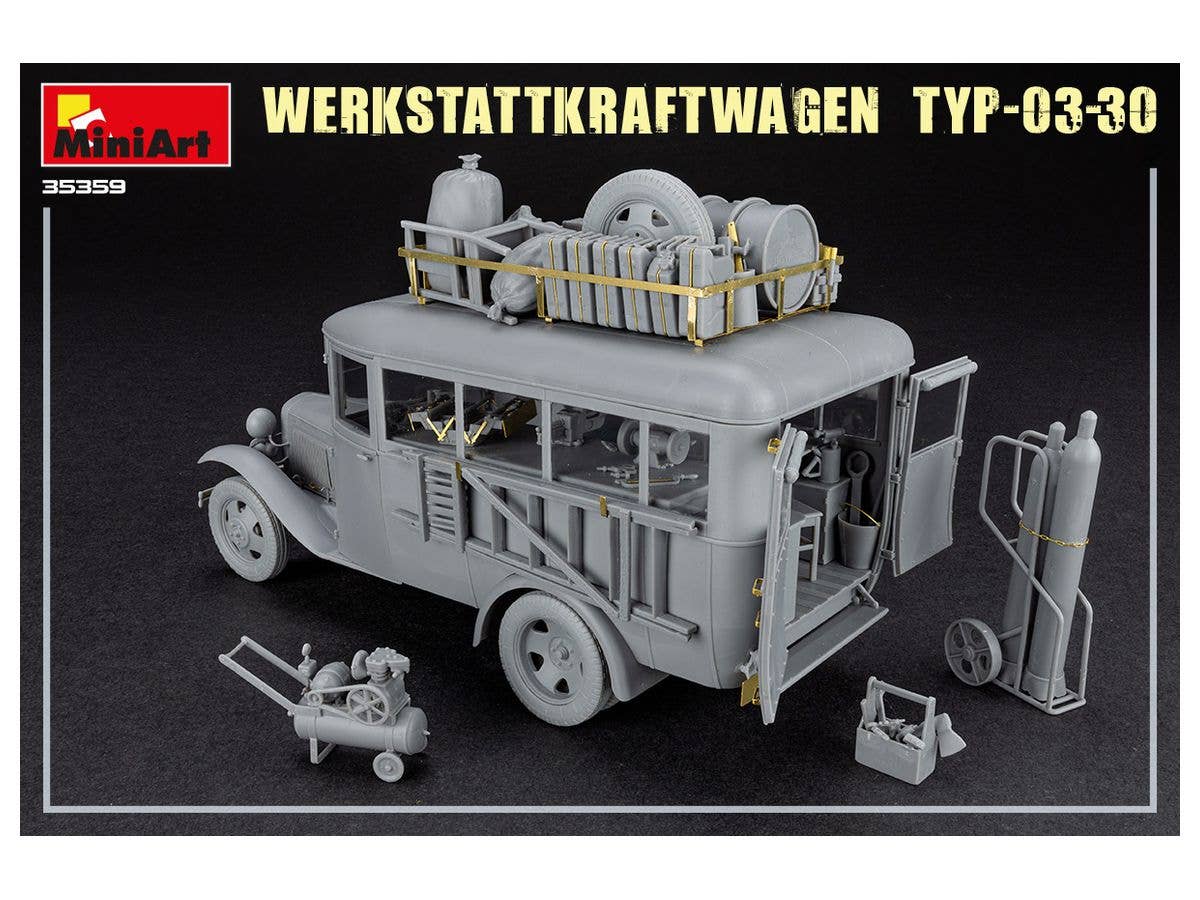 MiniArt 1/35 Werkstattkraftwagen Typ-03-30 1/35 Scale | 4820183313386