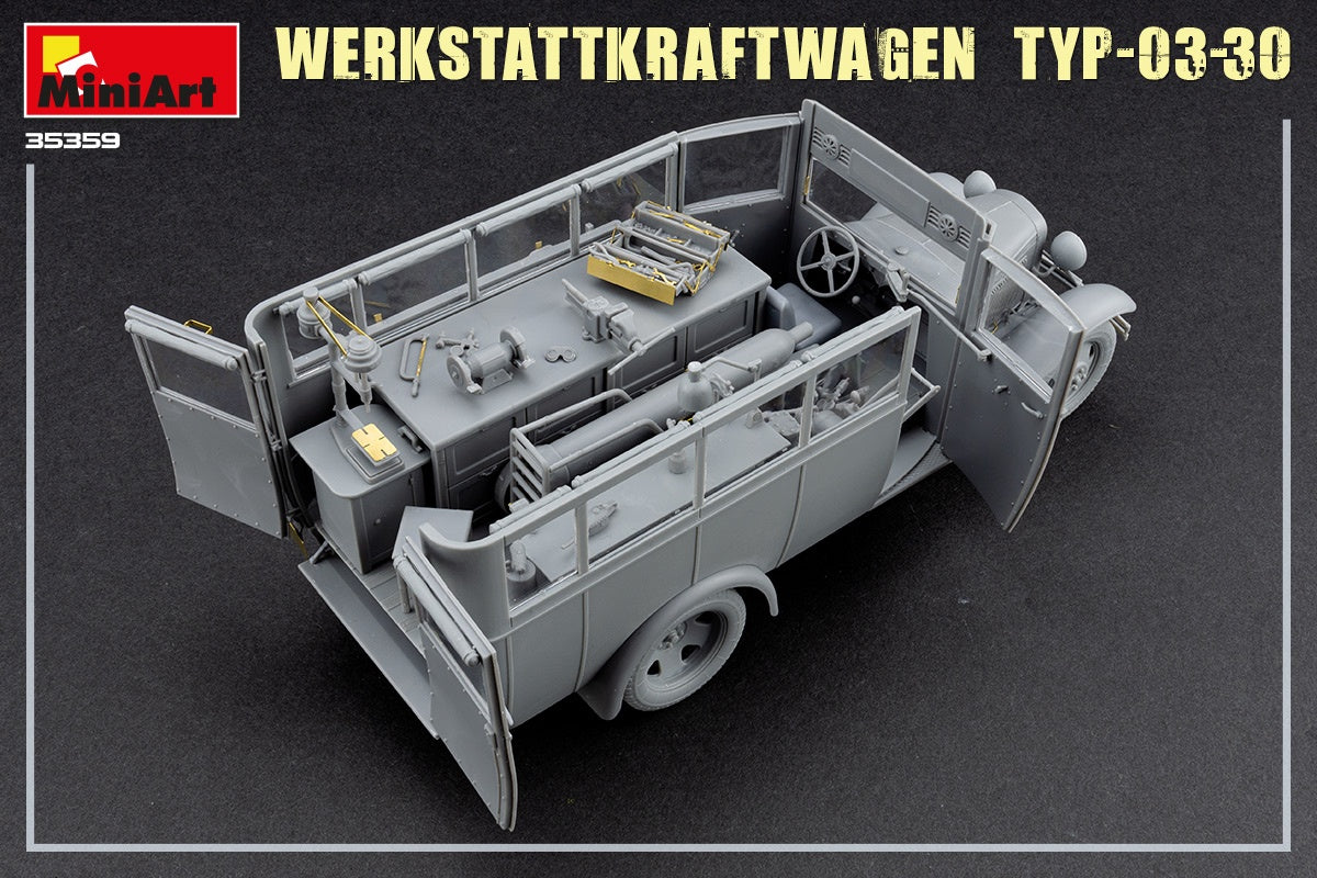 MiniArt 1/35 Werkstattkraftwagen Typ-03-30 1/35 Scale | 4820183313386