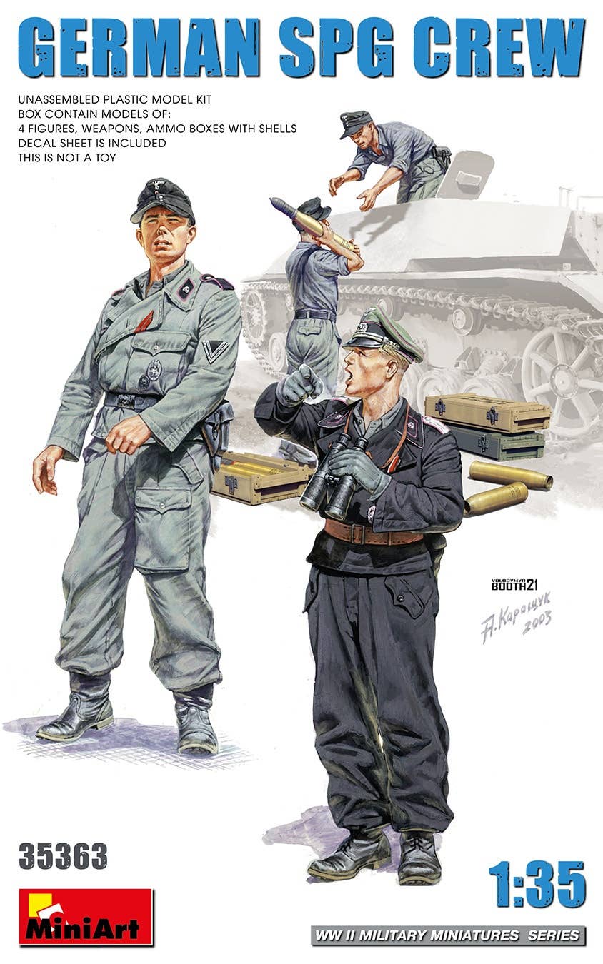 MiniArt 1/35 German SPG Crew | 4820183314048