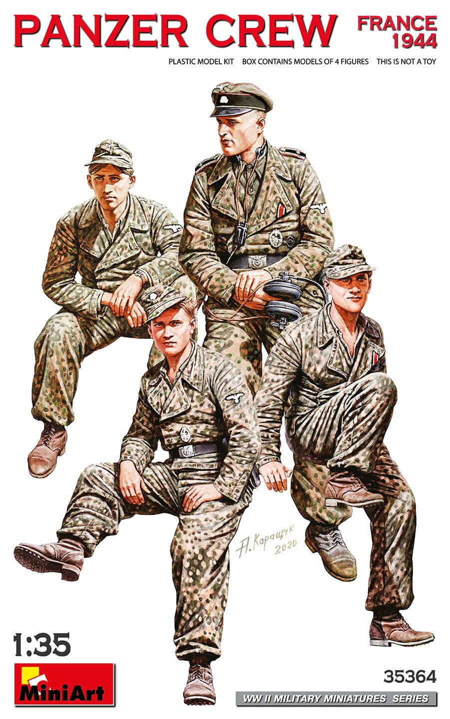 MiniArt 1/35 Panzer Crew. France 1944, Figures | 5905090346159