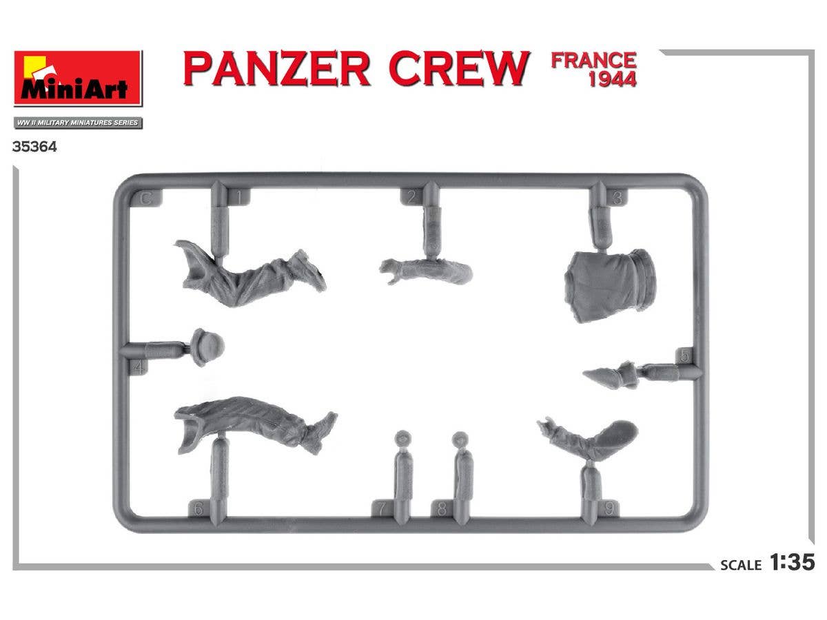 MiniArt 1/35 Panzer Crew. France 1944, Figures | 5905090346159