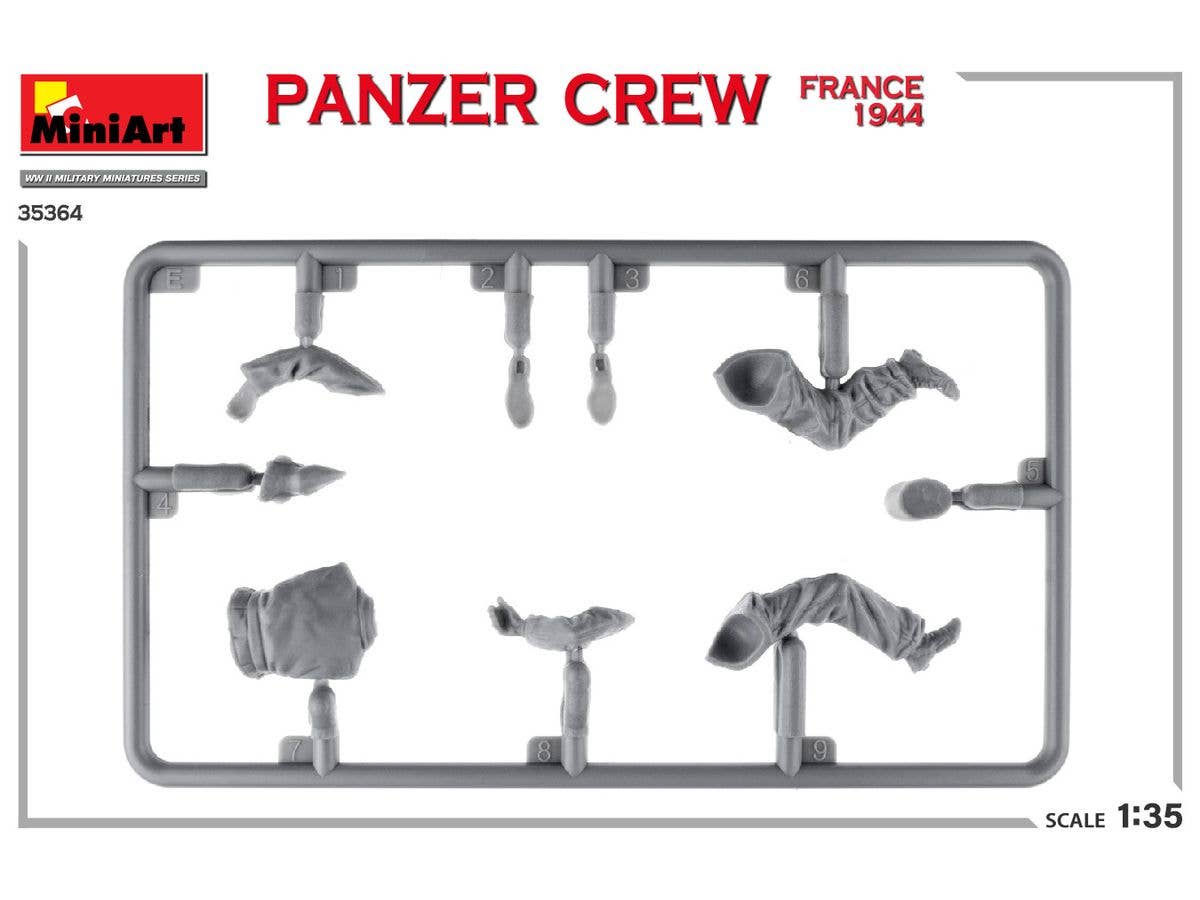 MiniArt 1/35 Panzer Crew. France 1944, Figures | 5905090346159