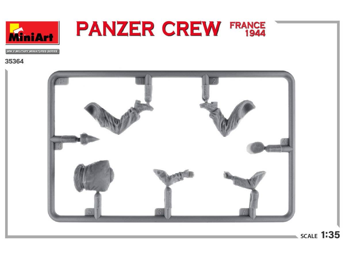 MiniArt 1/35 Panzer Crew. France 1944, Figures | 5905090346159