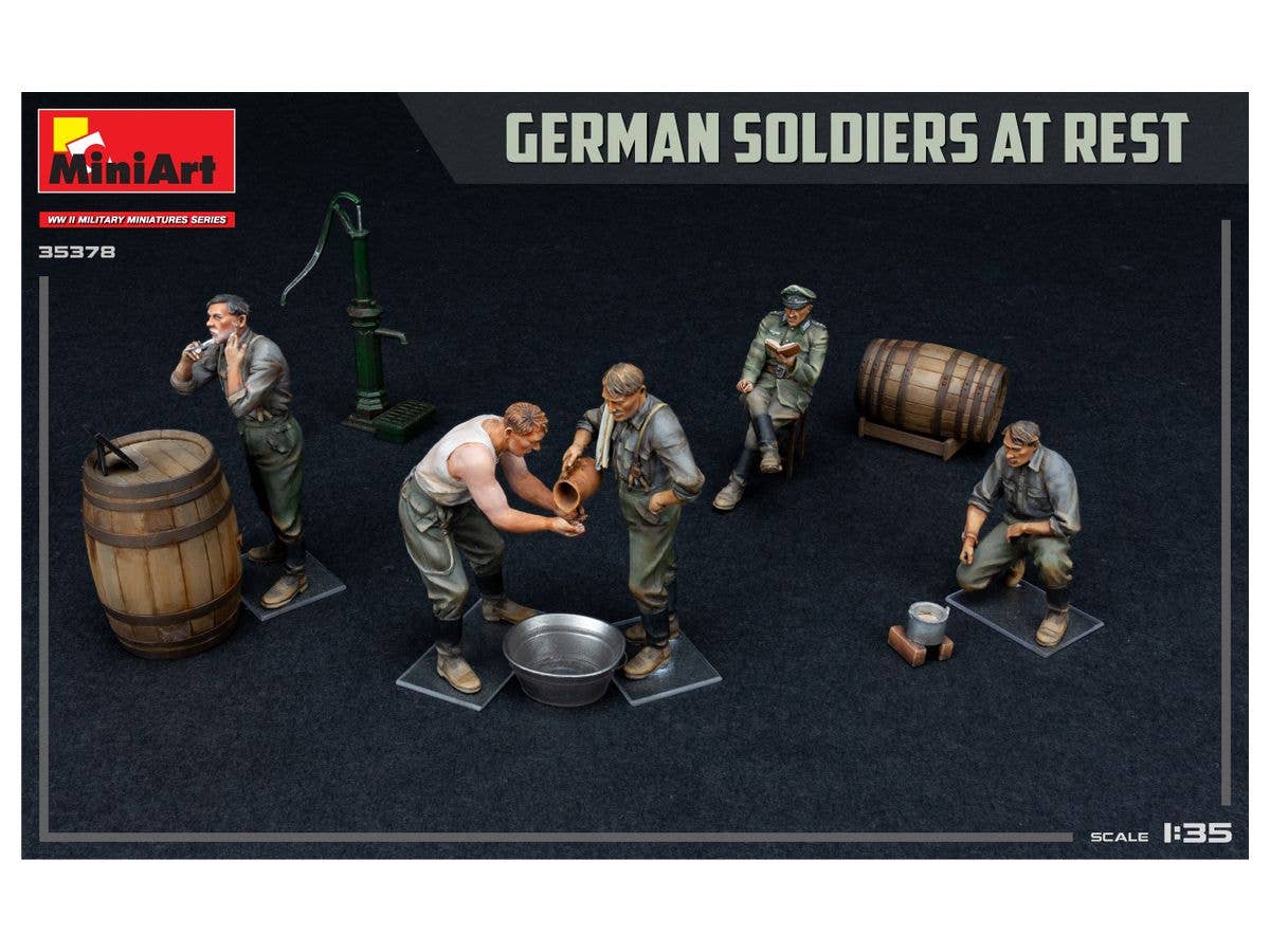 MiniArt 1/35 German Soldiers At Rest. Special Edition | 4820183314086