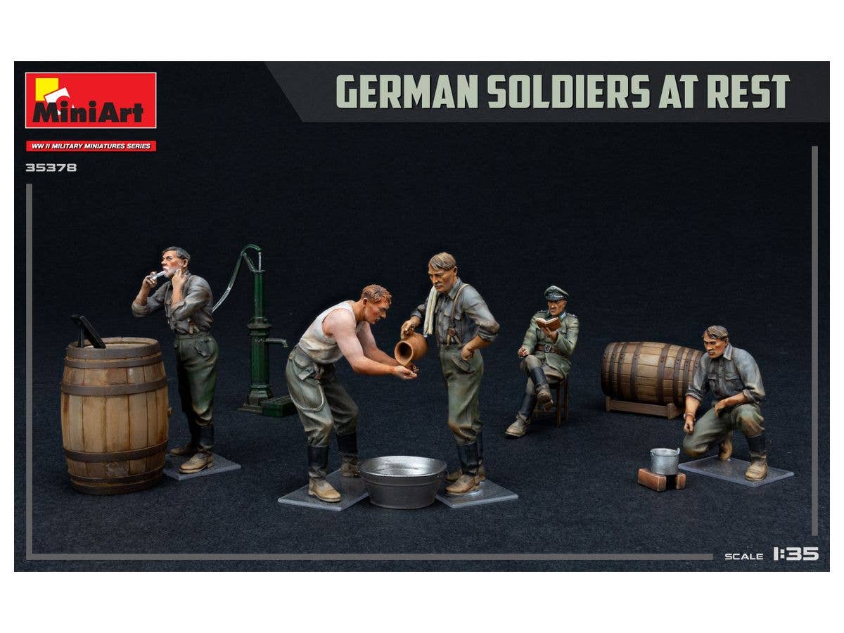 MiniArt 1/35 German Soldiers At Rest. Special Edition | 4820183314086