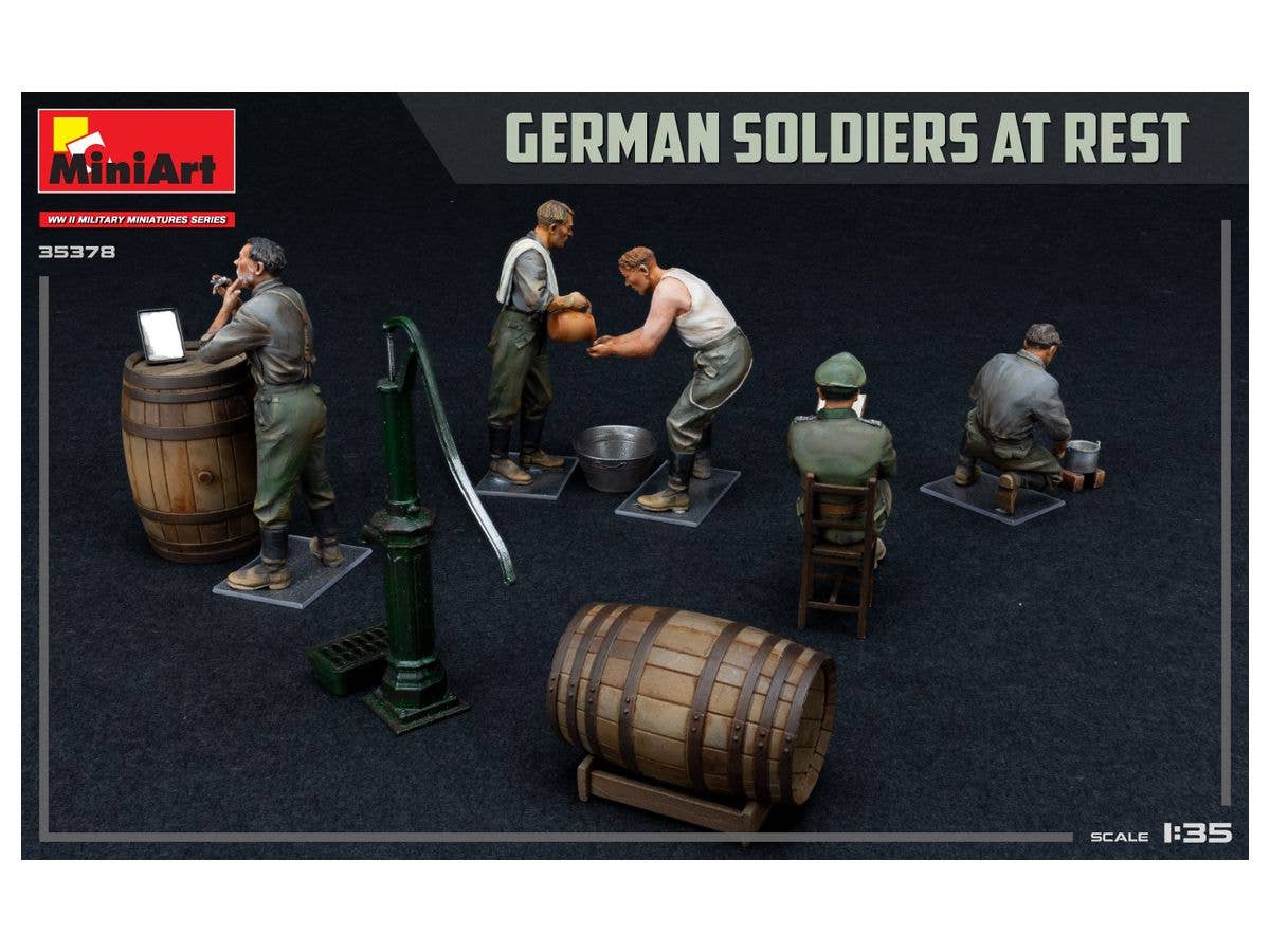 MiniArt 1/35 German Soldiers At Rest. Special Edition | 4820183314086