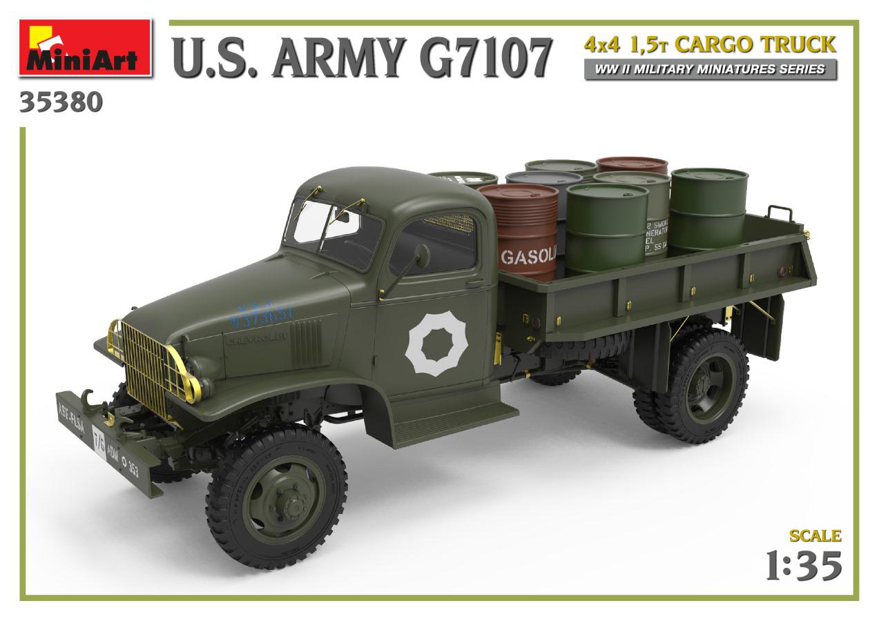 MiniArt 1/35 U.S. Army G7107 4X4 1,5t Cargo Truck | 4820183314260
