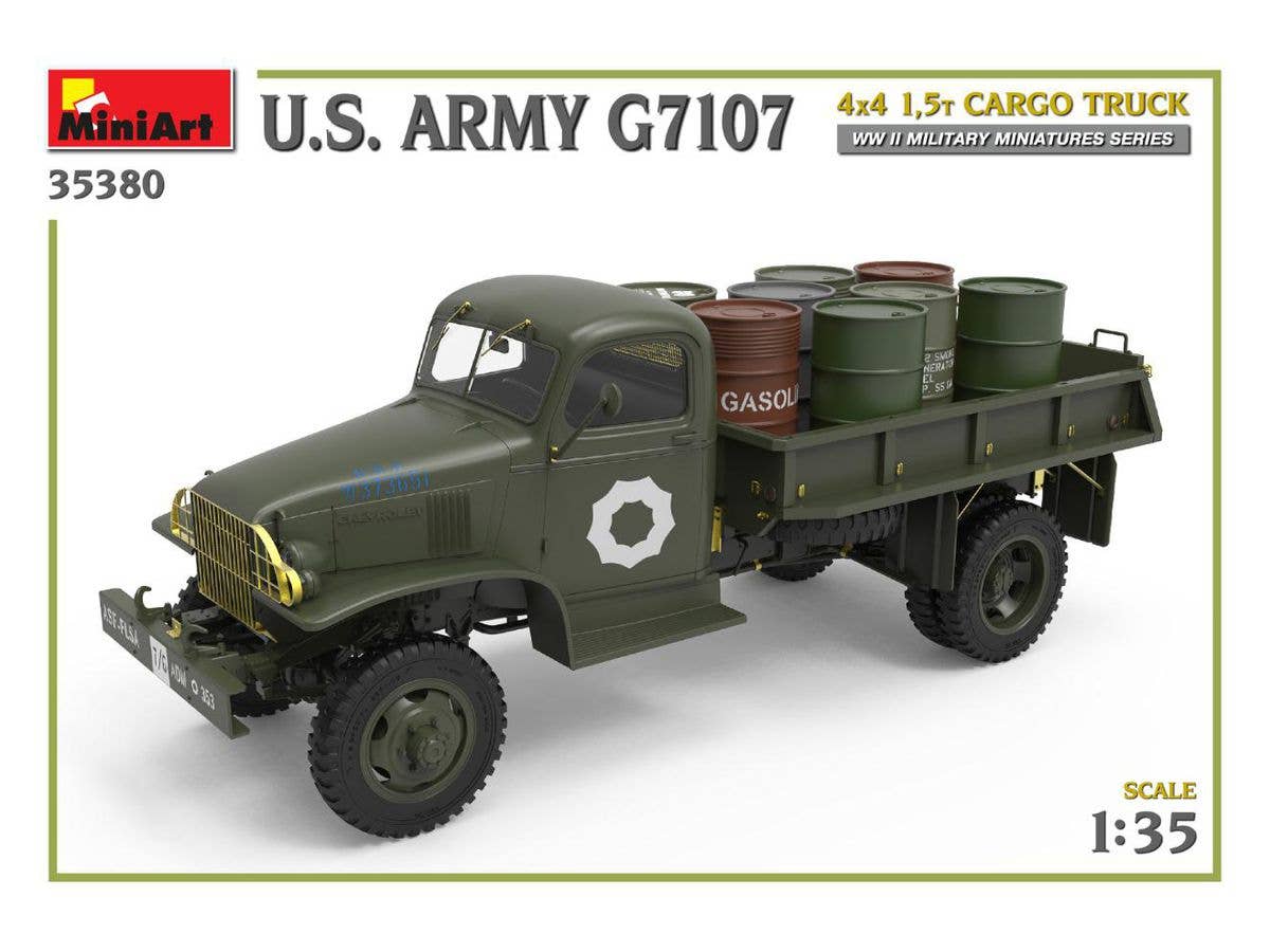 MiniArt 1/35 U.S. Army G7107 4X4 1,5t Cargo Truck | 4820183314260
