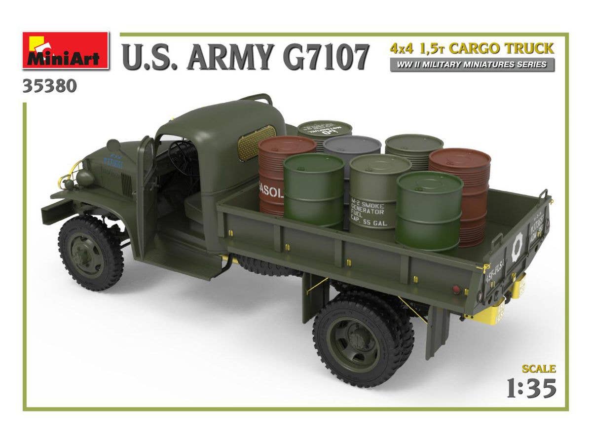 MiniArt 1/35 U.S. Army G7107 4X4 1,5t Cargo Truck | 4820183314260