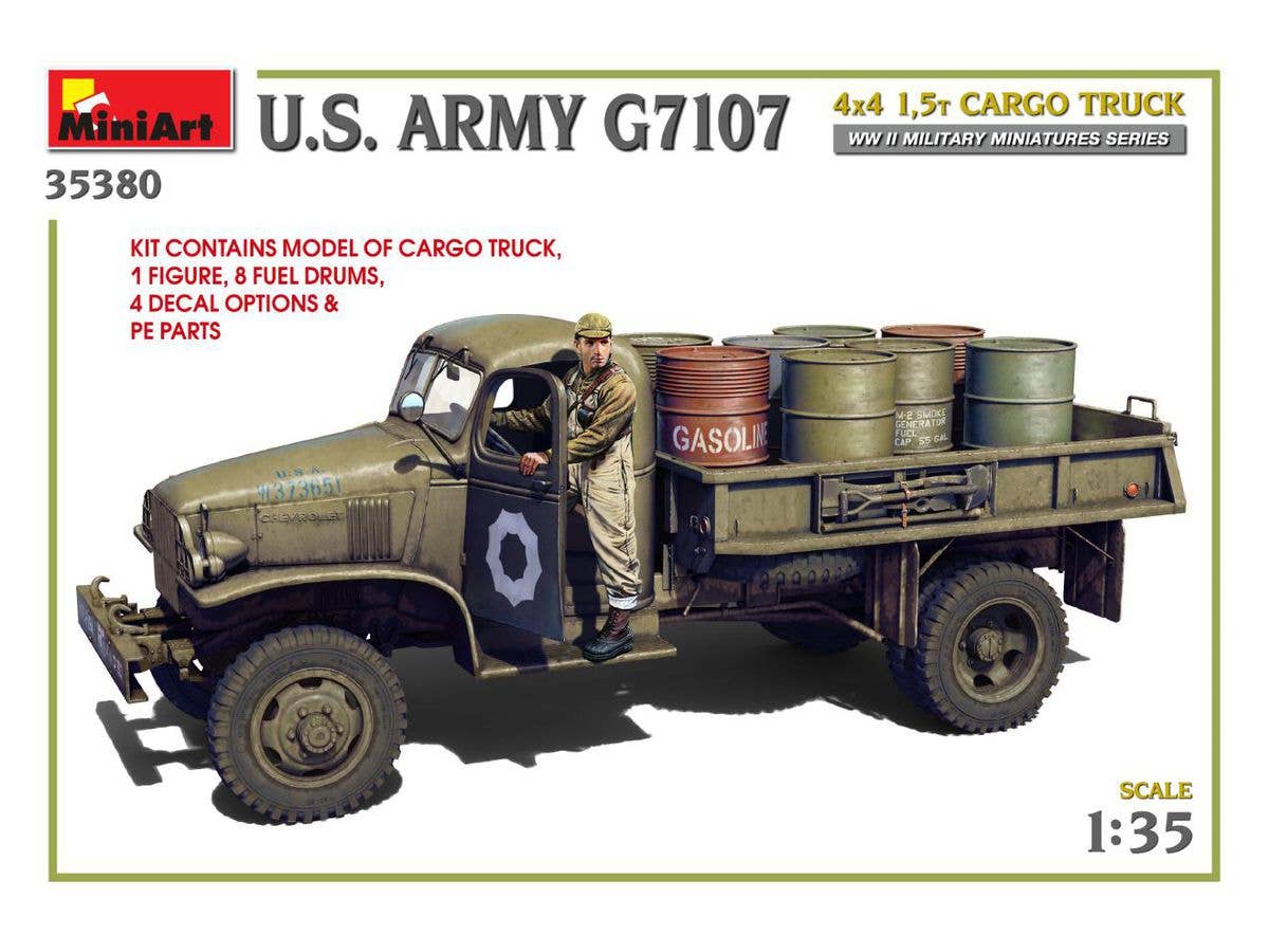 MiniArt 1/35 U.S. Army G7107 4X4 1,5t Cargo Truck | 4820183314260