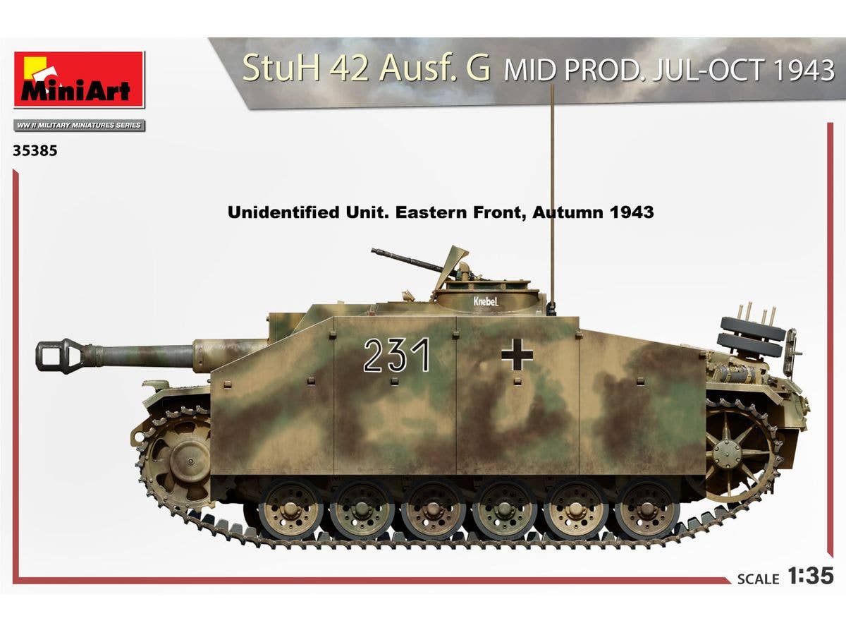 MiniArt 1/35 StuH 42 Ausf. G MID PROD. JUL-OCT 1943 | 5905090346821