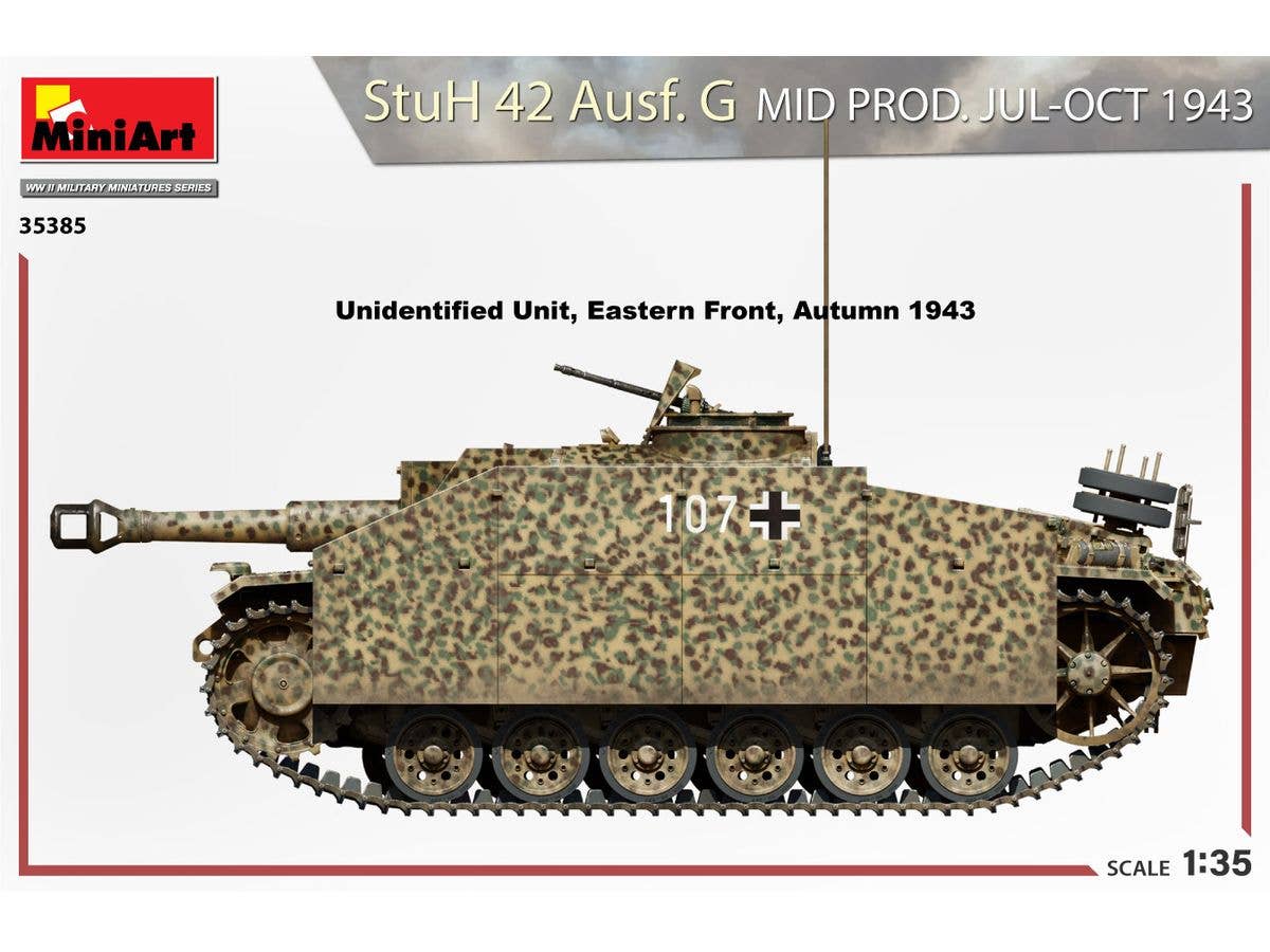 MiniArt 1/35 StuH 42 Ausf. G MID PROD. JUL-OCT 1943 | 5905090346821
