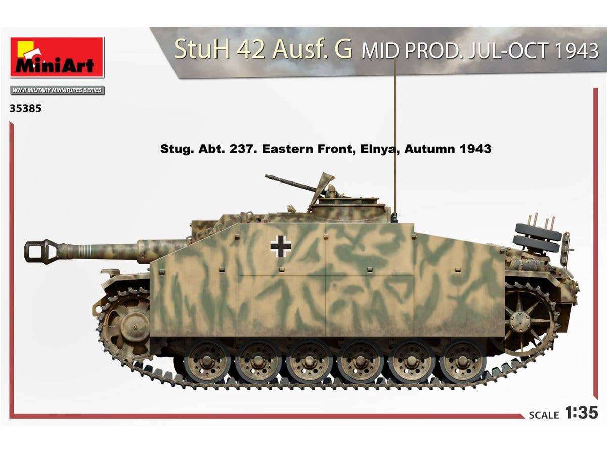 MiniArt 1/35 StuH 42 Ausf. G MID PROD. JUL-OCT 1943 | 5905090346821