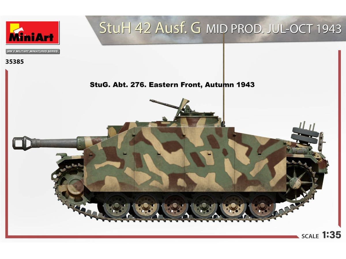 MiniArt 1/35 StuH 42 Ausf. G MID PROD. JUL-OCT 1943 | 5905090346821