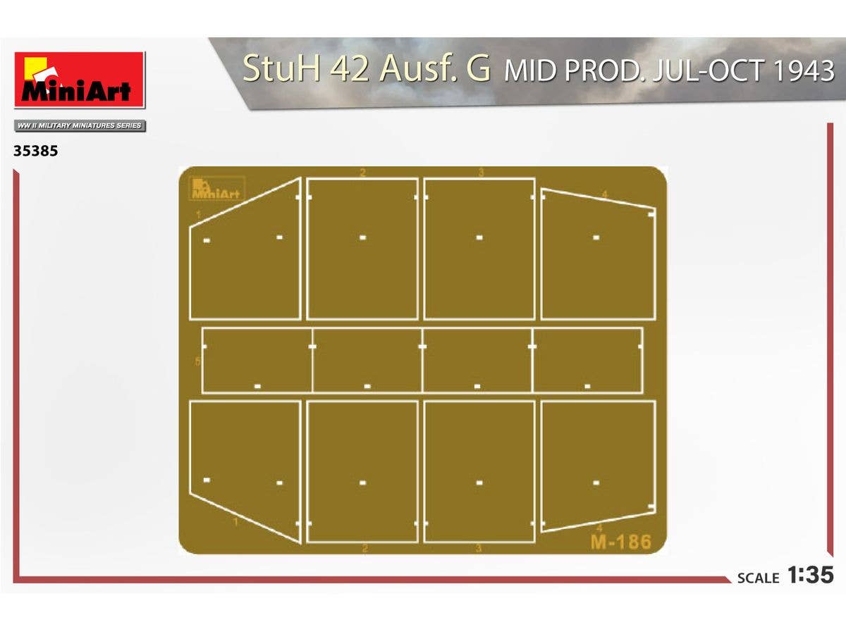MiniArt 1/35 StuH 42 Ausf. G MID PROD. JUL-OCT 1943 | 5905090346821