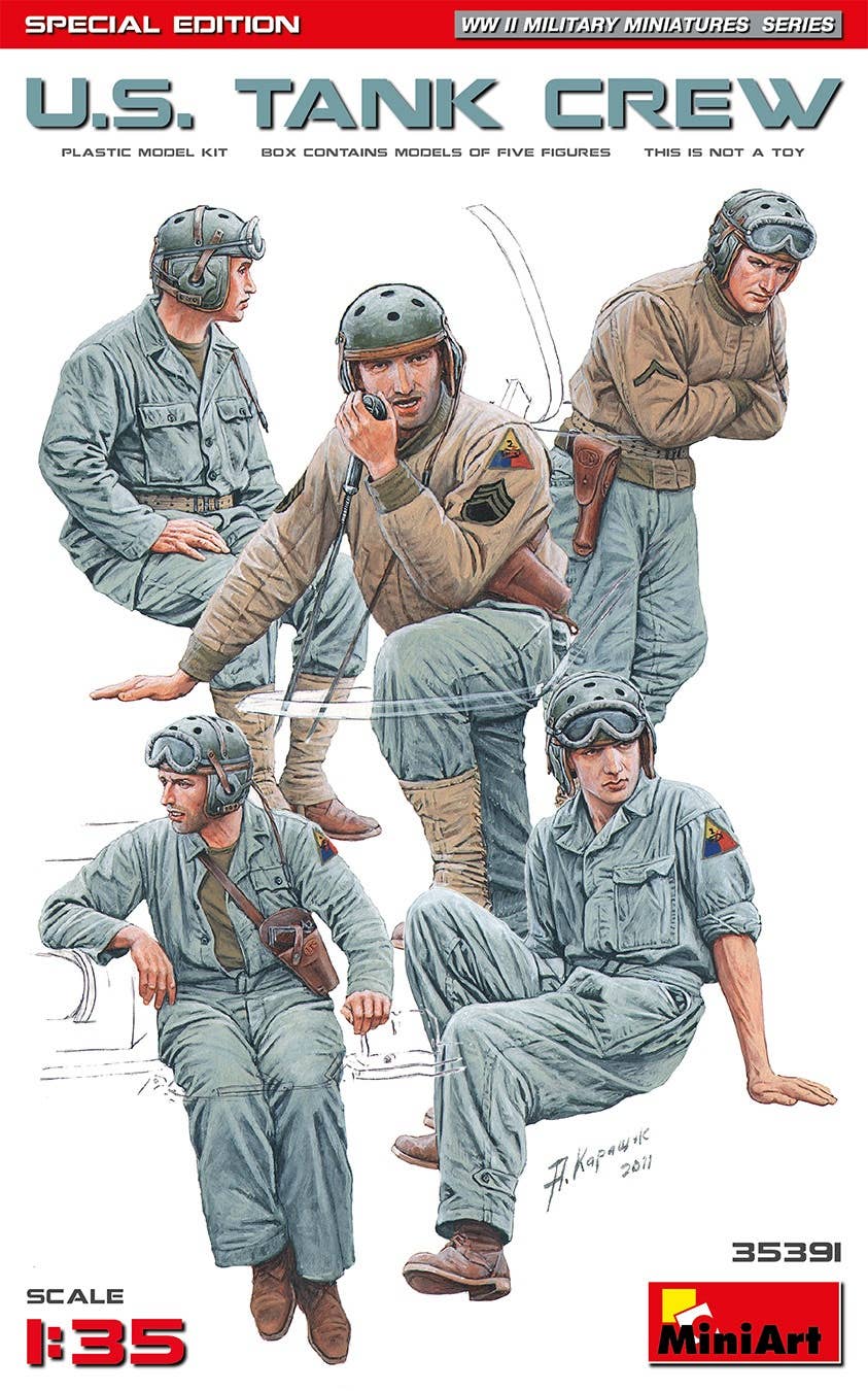 Miniart 1/35 U.S. Tank Crew Special Edition | 4820183314413