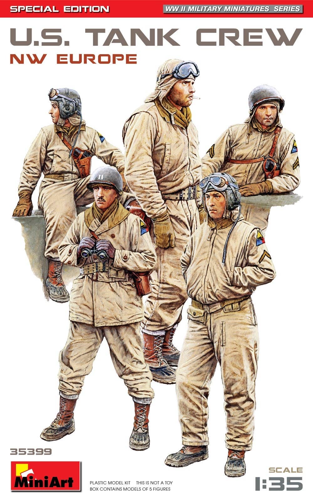 MiniArt 1/35 U.S. Tank Crew ( NW Europe). Special Edition | 5905090346708