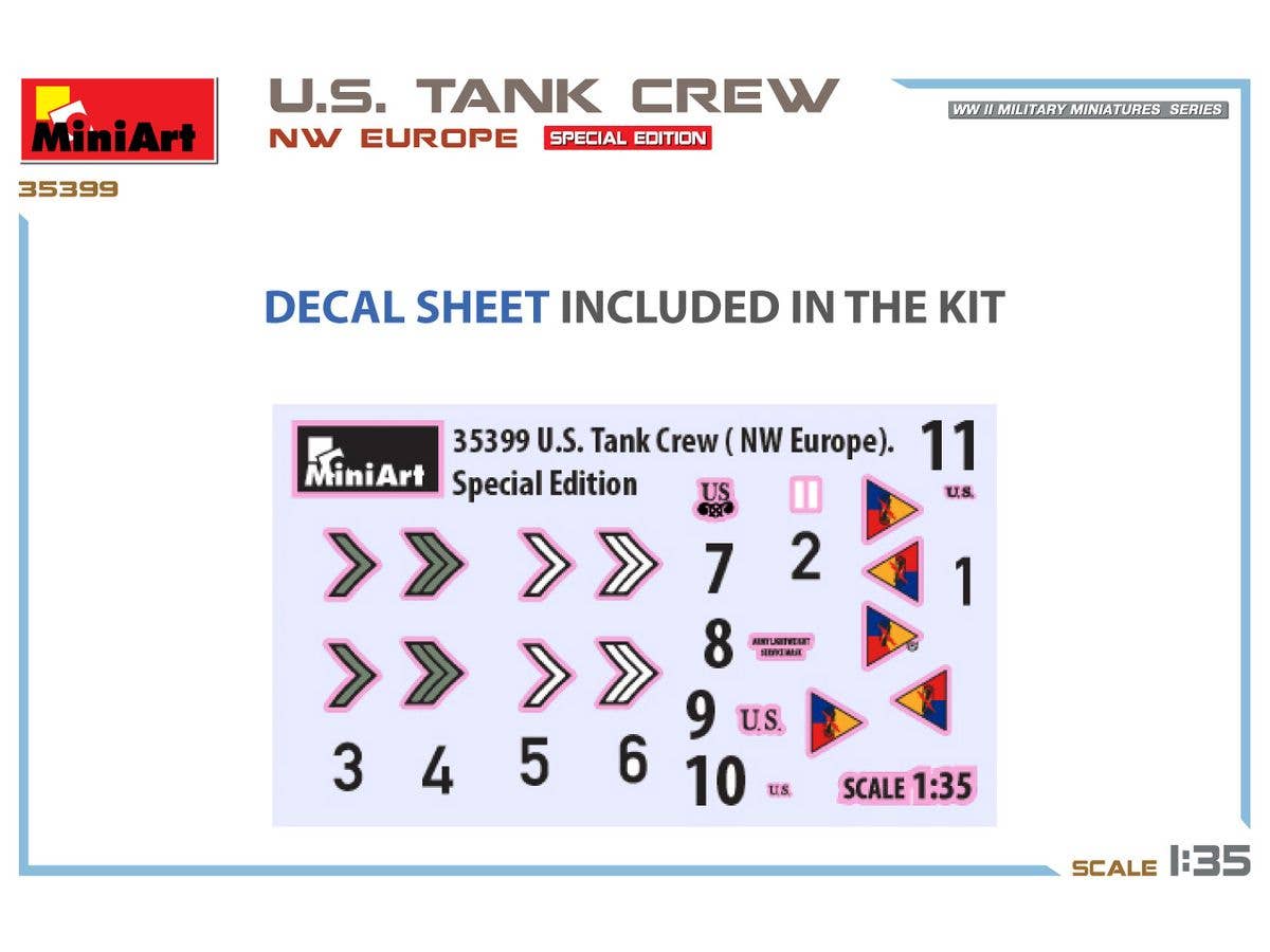 MiniArt 1/35 U.S. Tank Crew ( NW Europe). Special Edition | 5905090346708