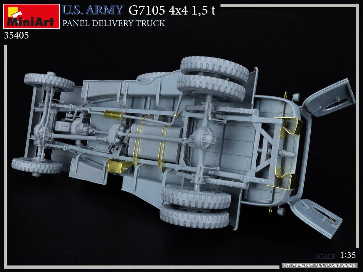MiniArt 1/35 U.S. Army G7105 4х4 1.5T Panel Delivery Truck | 5905090346760