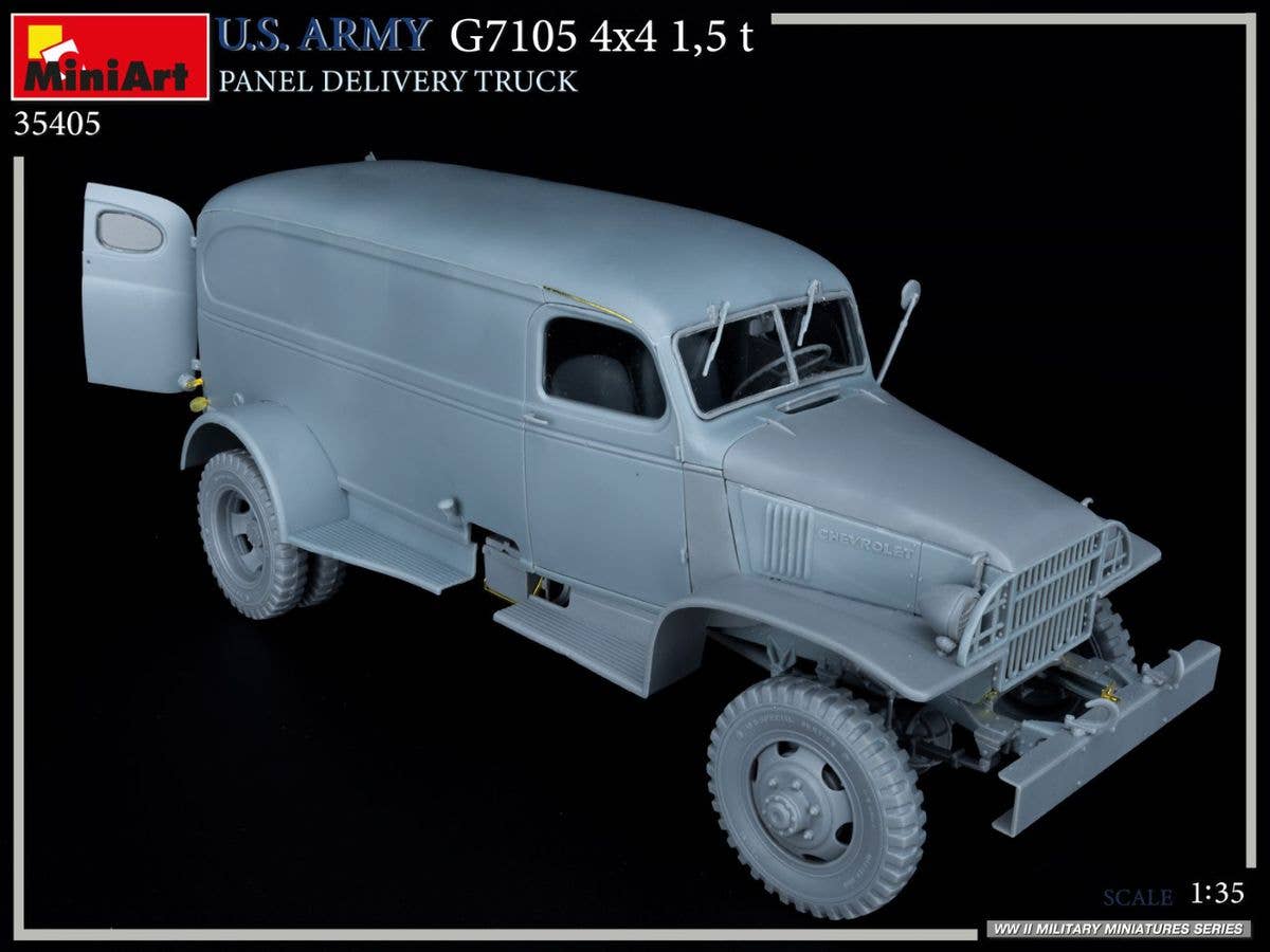 MiniArt 1/35 U.S. Army G7105 4х4 1.5T Panel Delivery Truck | 5905090346760