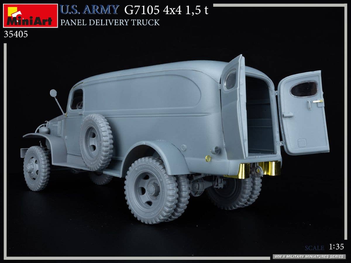 MiniArt 1/35 U.S. Army G7105 4х4 1.5T Panel Delivery Truck | 5905090346760