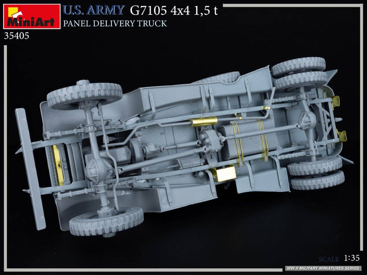 MiniArt 1/35 U.S. Army G7105 4х4 1.5T Panel Delivery Truck | 5905090346760