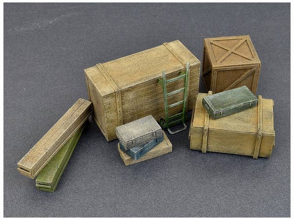 MiniArt 1/35 Wooden Boxes & Crates | 4820183311849