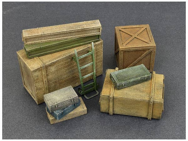 MiniArt 1/35 Wooden Boxes & Crates | 4820183311849