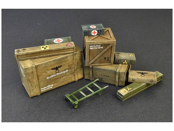 MiniArt 1/35 Wooden Boxes & Crates | 4820183311849
