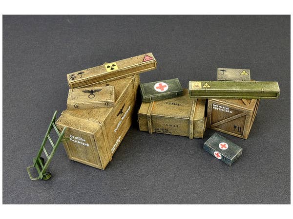 MiniArt 1/35 Wooden Boxes & Crates | 4820183311849