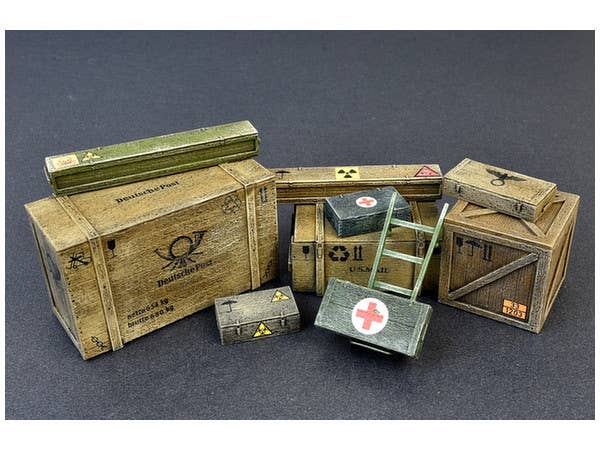 MiniArt 1/35 Wooden Boxes & Crates | 4820183311849