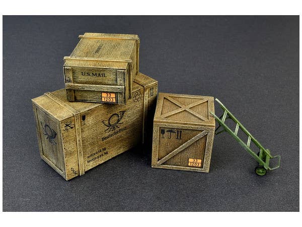 MiniArt 1/35 Wooden Boxes & Crates | 4820183311849