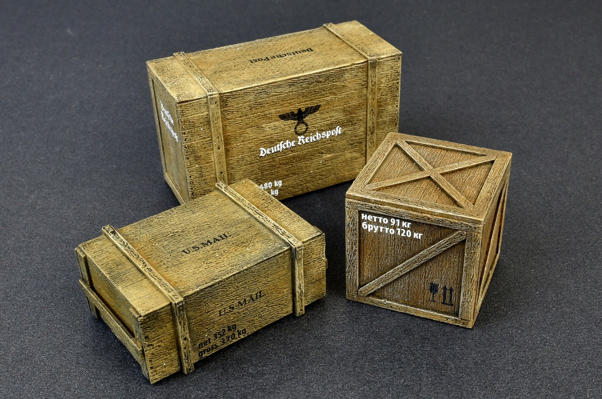 MiniArt 1/35 Wooden Boxes & Crates | 4820183311849