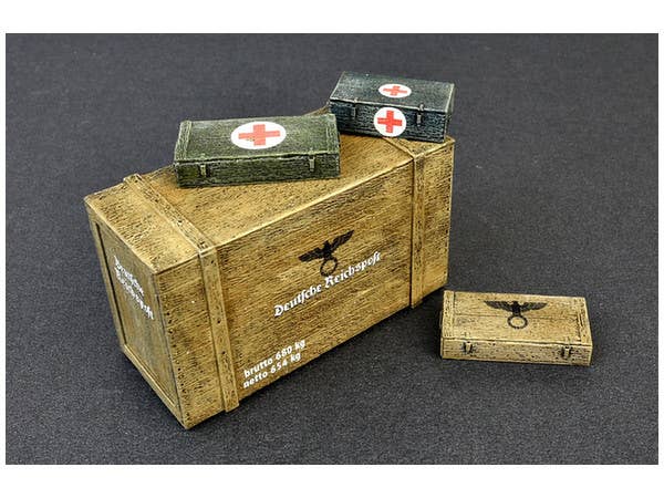 MiniArt 1/35 Wooden Boxes & Crates | 4820183311849