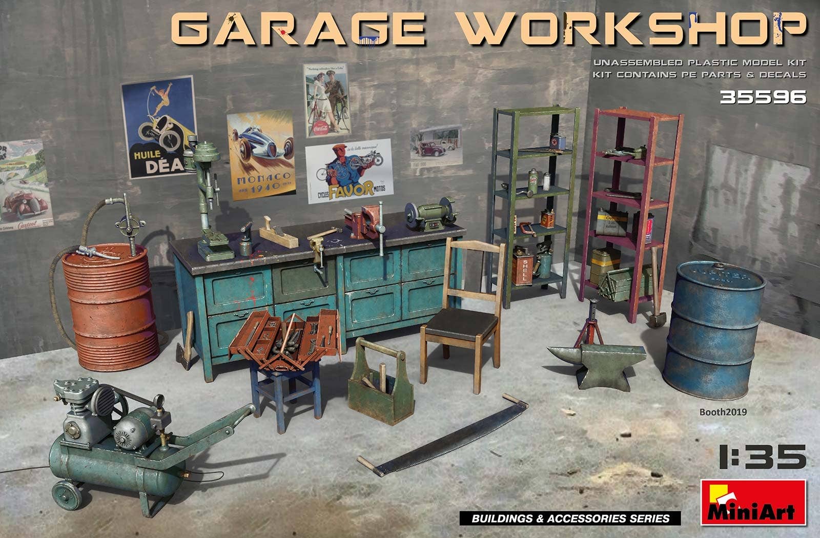 Miniart 1/35 Garage Workshop | 4820183312327