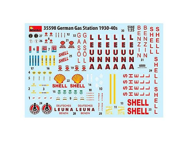 MiniArt 1/35 German Gas Station 1930-40s | 4820183312471