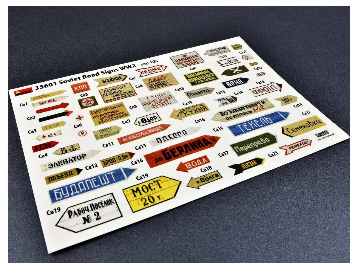Miniart 1/35 Soviet Road Signs WW2 | 4820183312334