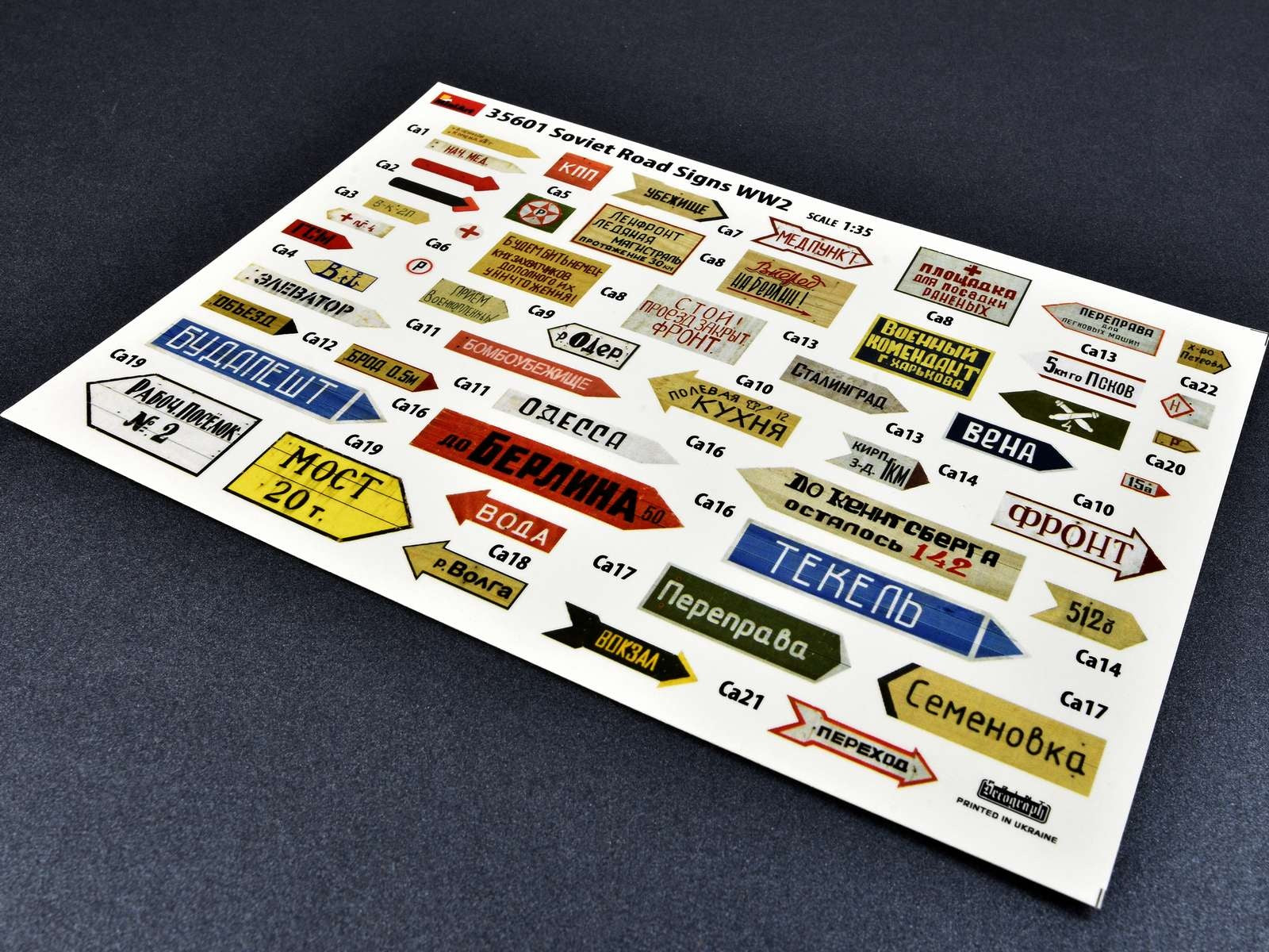 Miniart 1/35 Soviet Road Signs WW2 | 4820183312334