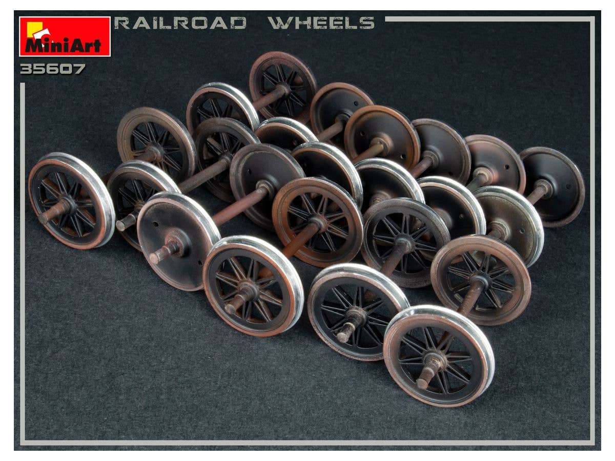 MiniArt 1/35 Railroad Wheels | 4820183312914