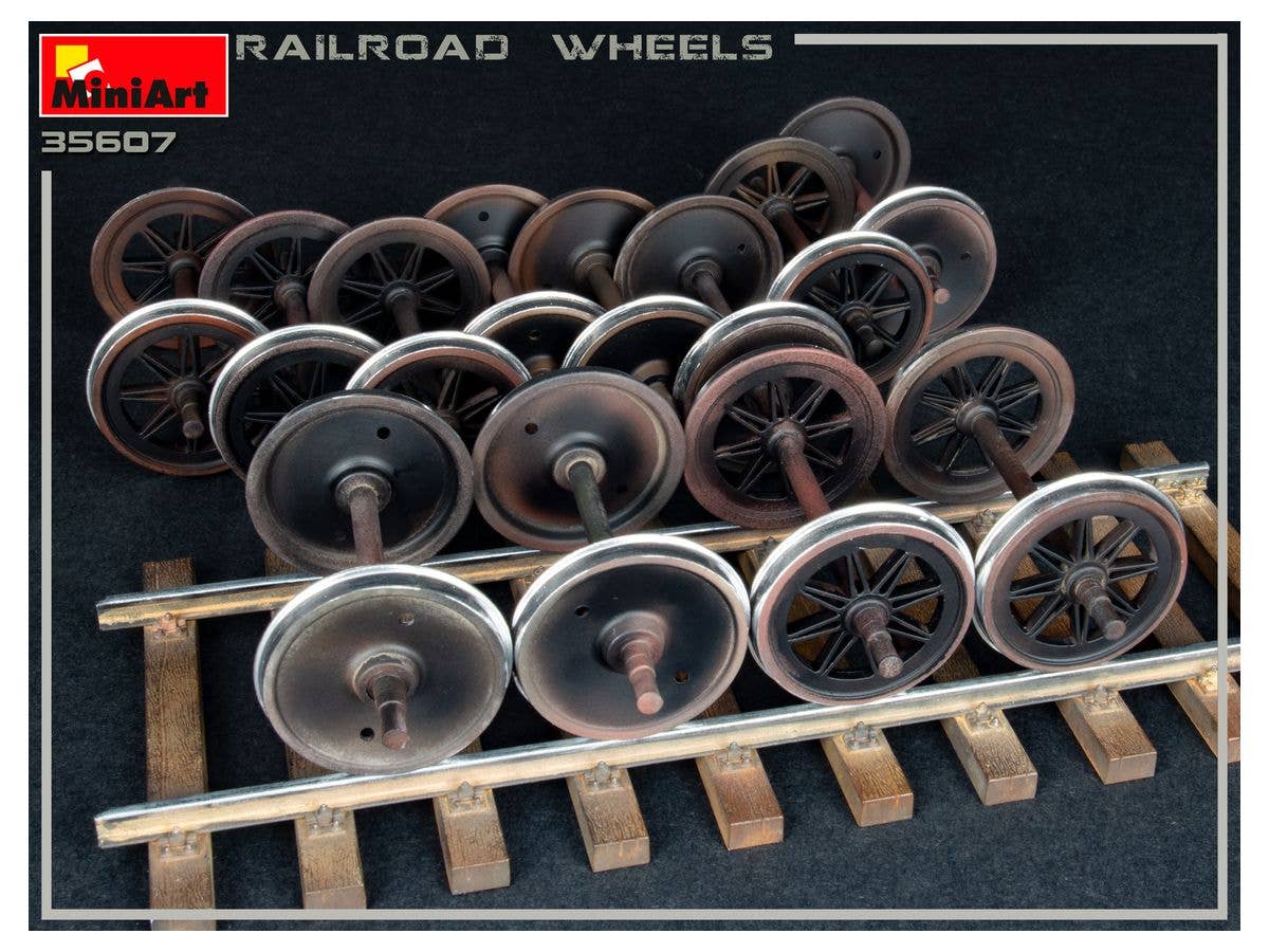 MiniArt 1/35 Railroad Wheels | 4820183312914