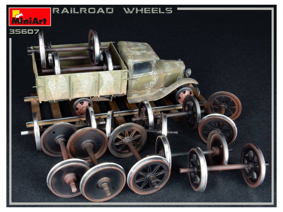 MiniArt 1/35 Railroad Wheels | 4820183312914