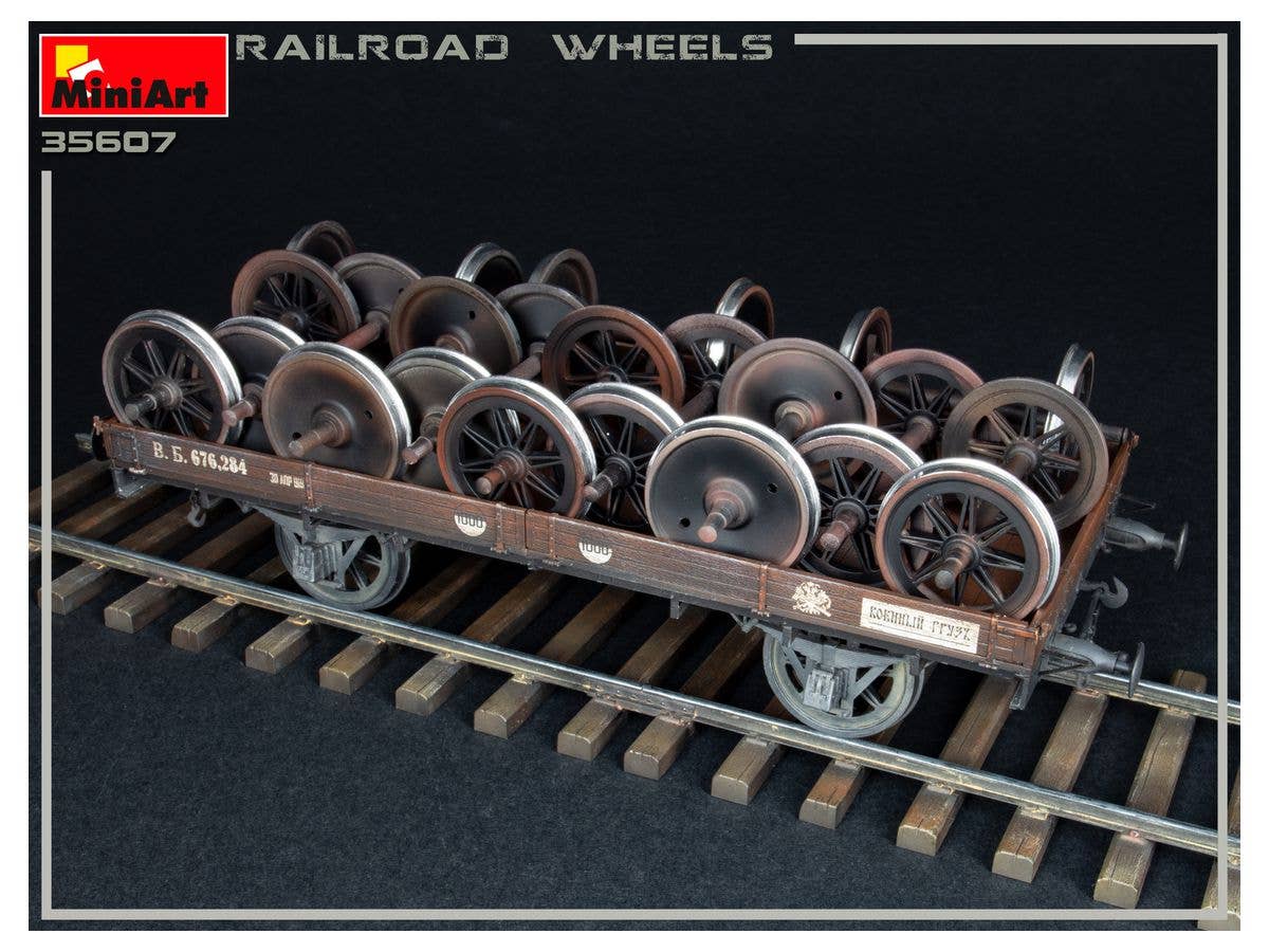 MiniArt 1/35 Railroad Wheels | 4820183312914