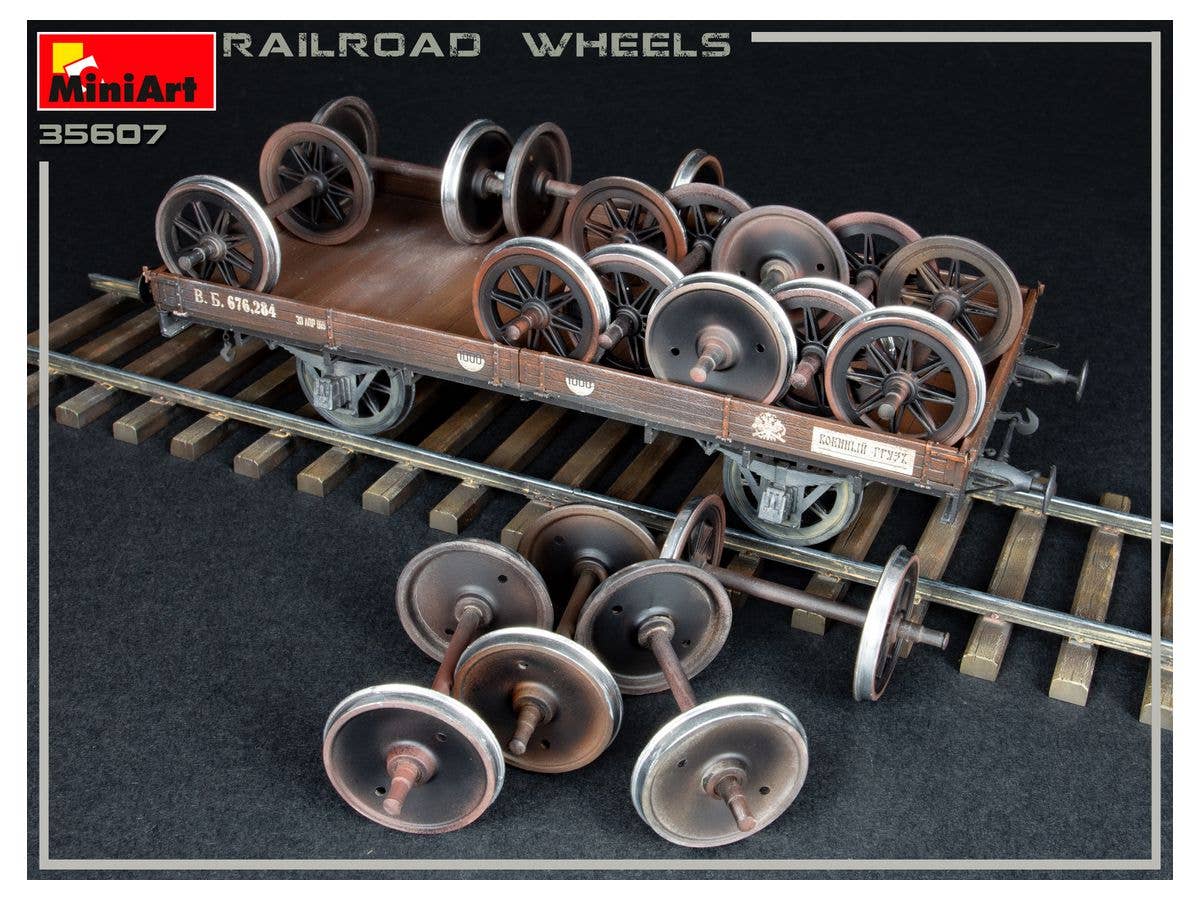 MiniArt 1/35 Railroad Wheels | 4820183312914