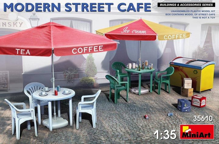 MiniArt 1/35 Modern Street Cafe | 4820183312716