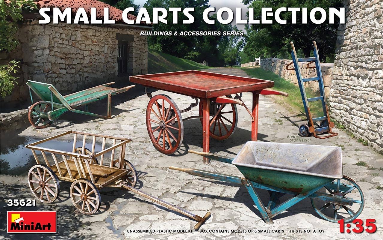MiniArt 1/35 Small Carts Collection | 4820183313744