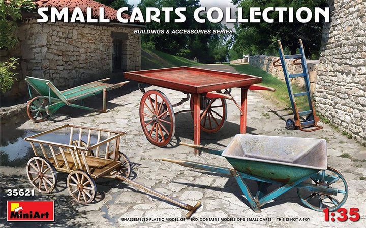 MiniArt 1/35 Small Carts Collection | 4820183313744