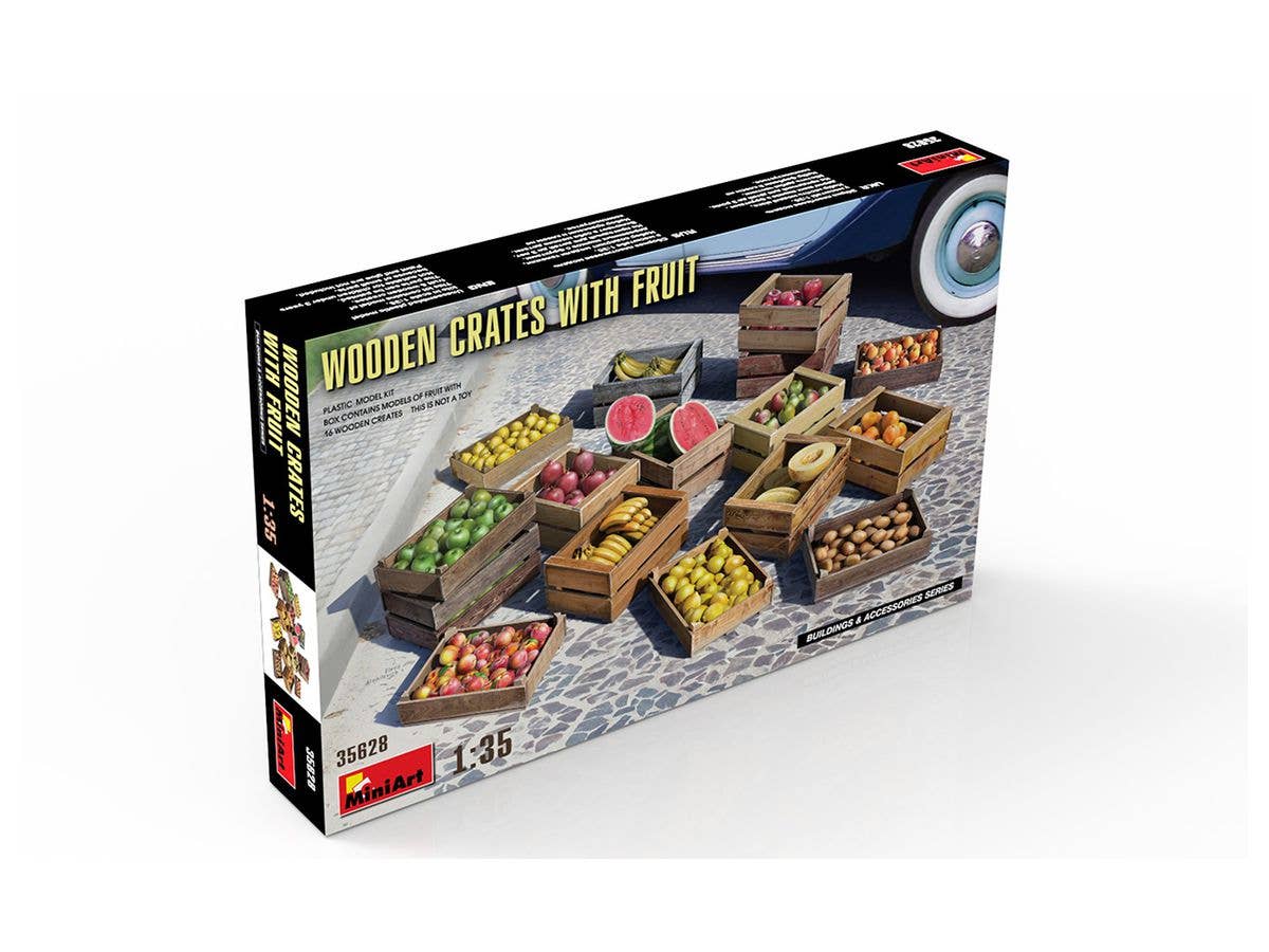 Miniart 1/35 Wooden Crates with Fruit | 4820183314390